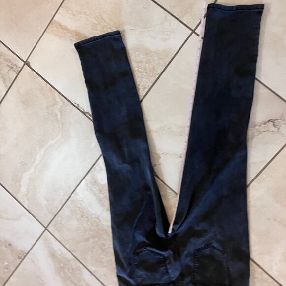 Gloria Vanderbilt Amanda Pull On Jeans Washed Black 12M - Picture 6 of 7